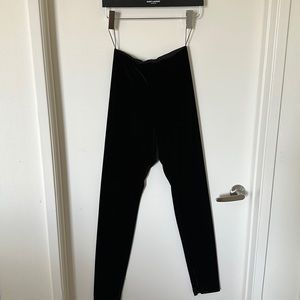 Saint Laurent Velvet Leggings